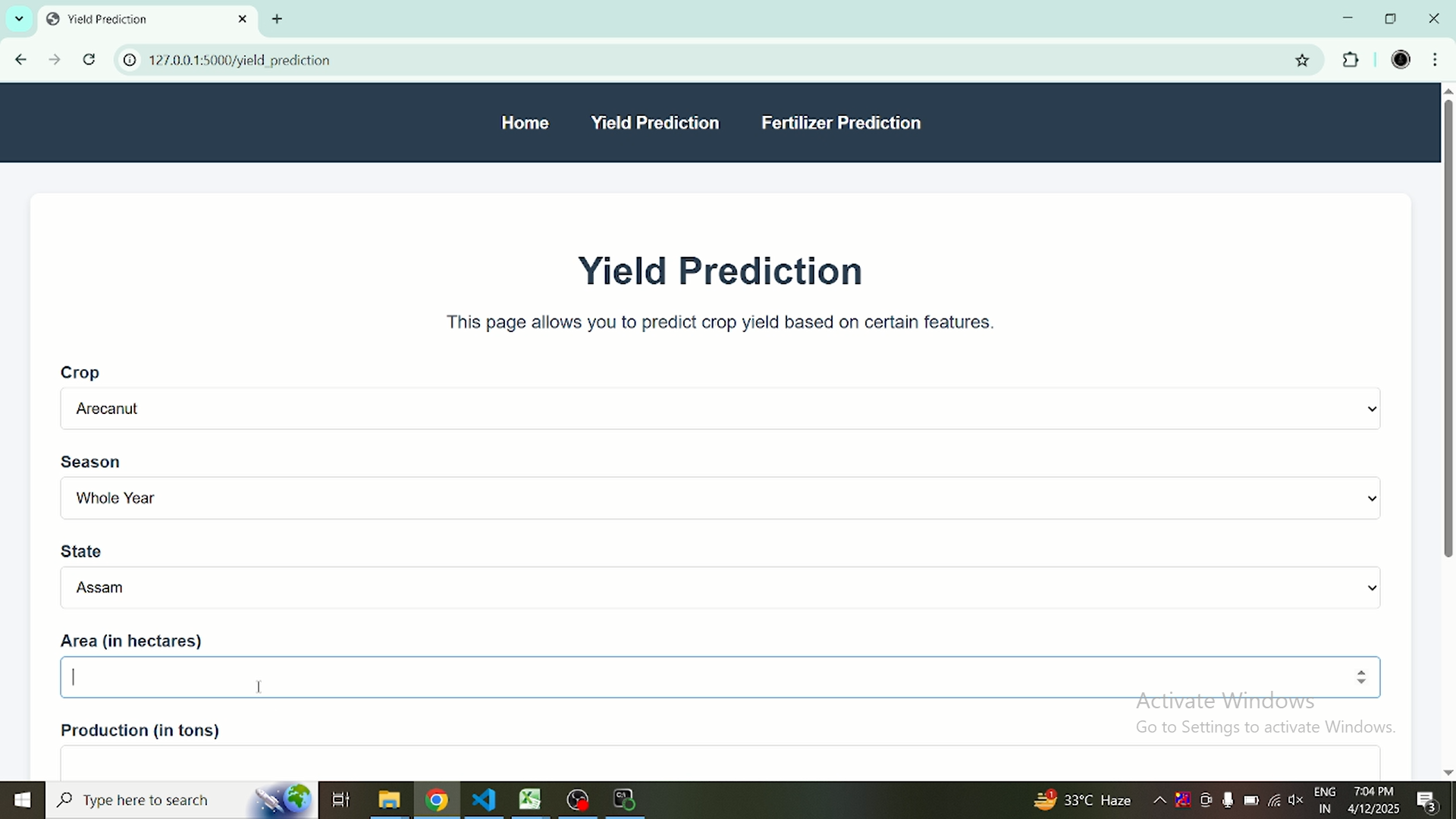 CROP YIELD USING PRECISION FERTILIZER APPLICATION BASED ON DATA ANALYTICS